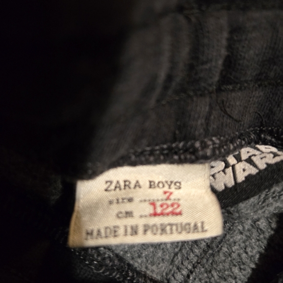 STAR WARS x ZARA Grey Fighter Plane Drawstring Pocket Joggers Boy's 7 - Picture 5 of 5
